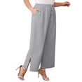 thumbnail image 3 of Daystry Womens Wide Leg Lounge Pants High Waisted Drawstring Casual Lightweight Loose palazzo pants with Pockets, 3 of 15