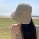 thumbnail image 5 of Sombrero de pescador con circunferencia de 56-58cm para mujer, sombrero de pescador para el sol, serpentina que cubre toda la cara, protector solar antiultravioleta, 5 of 5