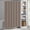 Brown, variant on Blue Linen Fabric Shower Curtain for Bathroom, Minimalist Solid Woven Texture Fabric Shower Curtain Set with Hooks, Waterproof Washable Bath Curtain for Bathroom Decor 36"x72"