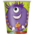 thumbnail image 1 of Unique Party - Vaso para Fiesta Diseño Monstruo de Papel - Pack de 8 (Verde, Morado), 1 of 2