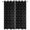 Black, variant on Outdoor Curtains for Patio Waterproof, Black Morocco Windproof Pravicy Outside Porch Blackout Curtain, Geometric Leaf Diamond Lattice Abstract Sun Blocking Curtains for Cabana 2 Panels 54"x108"