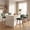 Green, variant on Nidovia 360 Swivel Bar Stools Set of 3, 25" Counter Height Barstools with Back, Modern Retro Upholstered Faux Leather Island Chairs for Kitchen Dining Room, Heavy-Duty Metal Frame, Brown