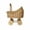 04A, variant on Bklubk Faux Rattan Weave Pram Shaped Flower Basket With Wheel And Handle Multi Functional Storage Basket Fruit Basket Cute Rural Decor For Weddings Party Festivals