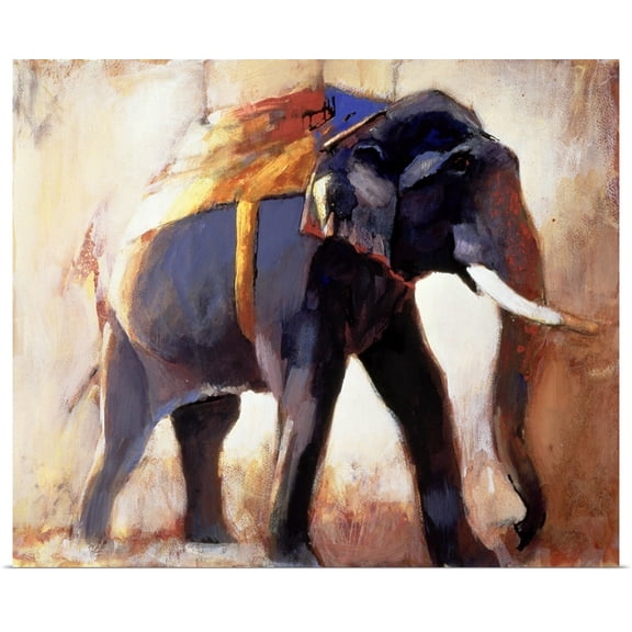 Great BIG Canvas | Rolled Mark Adlington Poster Print entitled Shivaji, Khana, 1996