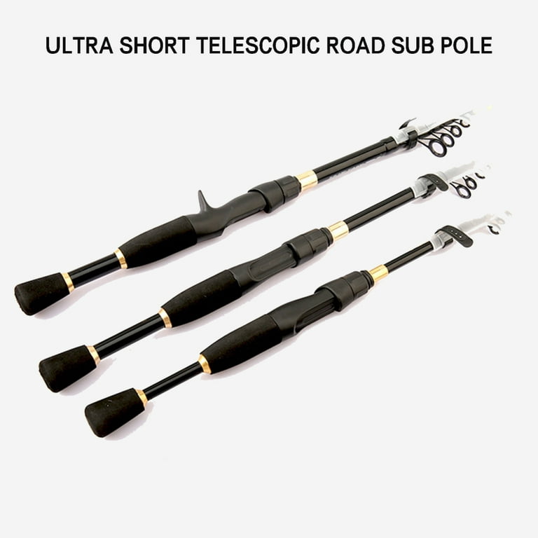 Short Fishing Rod for Carp Comfortable Hand Feeling for Underwater Fishing  Use Curved Handle 1.8