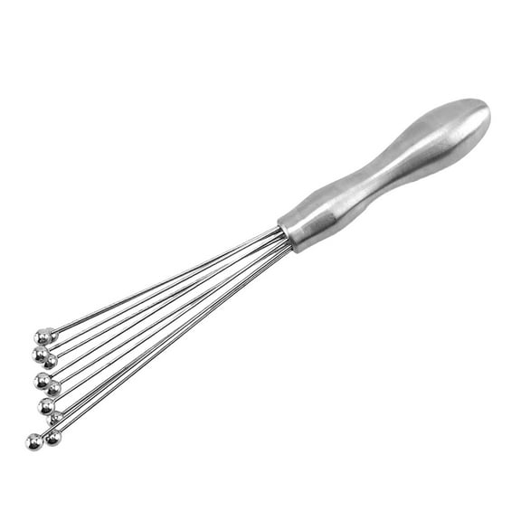 Clearance! Hilingoto Egg Beater, Stainless Steel Glass Bead Whisk Hand Mixer 10 Inches, Eggs Whisk Eggs Beater Ball Mixer Hand Mixer Cooking Sainless Steel 10/12 Inch 9.8X1.2X0.8Inch Christmas Sale