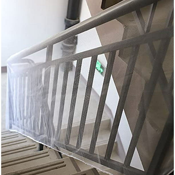 Child Safety Rail Net Baby Banister Guard Rail Balcony Banister Stair  Protective Mesh for Indoor & Outdoor - Pet & Toy
