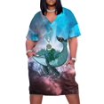 thumbnail image 2 of Vestido largo con bolsos ballena en el universo vestidos largos para mujer vestido de verano para mujer moda 2025, 2 of 7