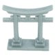 thumbnail image 3 of Simulated Japanese Torii Gate Miniature Torii Microlandscape Torii Prop, 3 of 3