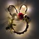 thumbnail image 4 of Decoración de puerta con corona de Pascua | Guirnalda artificial de primavera con flores vibrantes | Cartel de bienvenida para puerta principal | Decoración para hogar, boda, banquete, fiesta, 4 of 9