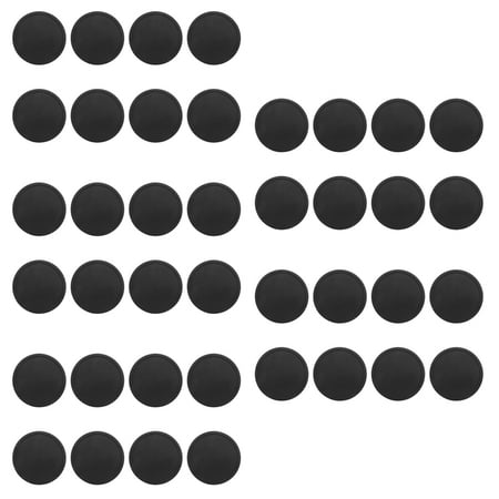 

Silicone Black Drink Coasters 40 Non- Round Sleek and Durable Easy to Clean Black