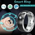 thumbnail image 2 of Anillo de dedo inteligente NFC para hombres, resistente al agua, equipo de teléfono Android, conexión inteligente, anillo de pareja de acero de titanio, moda, 2 of 4