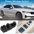 thumbnail image 2 of Interruptor de ventana eléctrica Unique Bargains No. 61316951914 para el lado del conductor delantero izquierdo para BMW 528i 530i 550i negro, 2 of 7