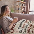 thumbnail image 5 of Gift for Wife from Husband to My Wife Blanket,Wedding Anniversary Romantic Gifts for Her,Wife Birthday Gift Ideas,Birthday Christmas Valentine''s Mother''s Day Blanket Presents for Her, 5 of 6