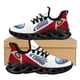 thumbnail image 1 of Zapatos de plataforma con cordones y malla con bandera del Congo unisex, zapatillas de deporte transpirables de verano para mujer, calzado cómodo nuevo, 1 of 6