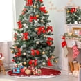 thumbnail image 3 of SKYSONIC Christmas Christmas Tree Skirt Home Decoration Large Round Christmas Tree Skirt for Holiday Party Home Christmas Day Ornaments 47.2 Inch, 3 of 6