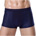 thumbnail image 1 of Pantalones de hombre de malla de seda de hielo de moda, ropa interior plana transpirable para hombre, ropa interior de verano para hombre, 1 of 6