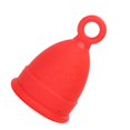 thumbnail image 1 of Silicone Menstrual Cup Women Soft Elastic Reusable Period Cup Female Body Care ToolRed S, 1 of 5