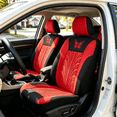 thumbnail image 4 of NIZELUK Full Set of Universal Car Seat Covers, Embroidered Car Seat Protector, Interior Accessories for Cars, Waterproof & Stylish Seat Covers for Vehicles, 4 of 6