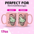 thumbnail image 4 of Silver Buffalo Sanrio Hello Kitty Halloween Frankenstein Wax Resist Ceramic Pottery Mug, 17 Ounces, 4 of 8