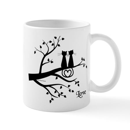 CafePress - Love Mug - 11 oz Ceramic Mug - Novelty Coffee Tea Cup