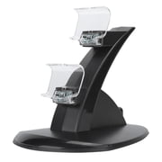 Dual Controller Charger Stand for PS4, Double Gamepad Desktop Charging Dock Station Accessory for PlayStation 4 Pro Slim (18.0 x 14.0 x 6.0 inches)