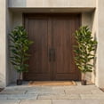 thumbnail image 6 of Pure Garden Set of Two 6FT Artificial Fiddle Leaf Fig Trees with Pots, 6 of 10