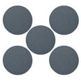 thumbnail image 1 of Furnish My Place Modern Indoor/Outdoor Commercial Solid Patrol Blue Rug, Modern Area Rug, Baby Nursery Mat, Pet-Friendly Carpet for Living Room, Playroom, Made in USA, 2' Round - Set of 5, 1 of 6