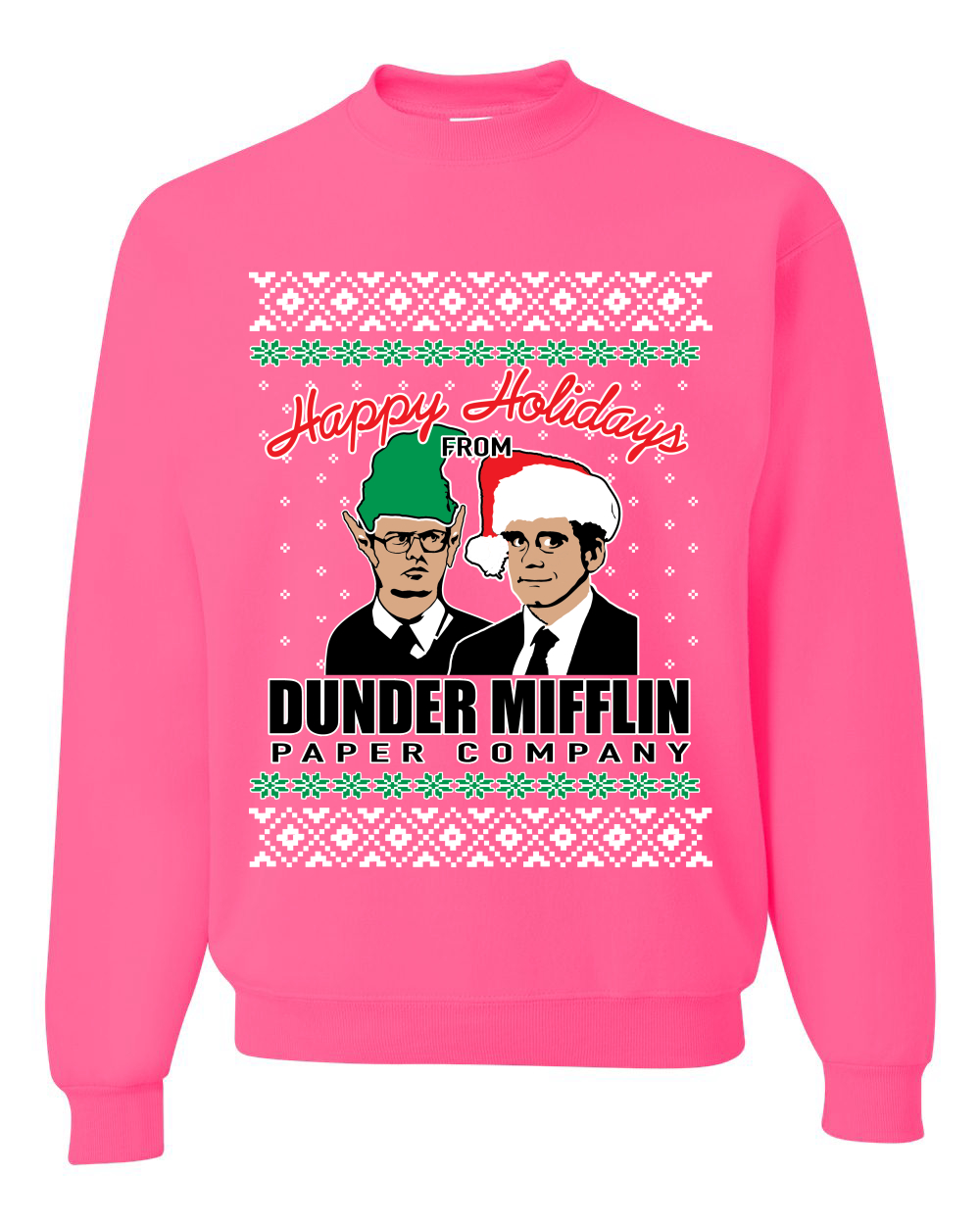 pink dunder mifflin sweatshirt