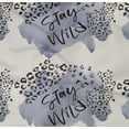 thumbnail image 4 of oneOone Cotton Poplin Twill Bluish Violet Fabric Text|Leopard Skin & Texture Watercolor Dress Material Fabric Print Fabric By The Yard 56 Inch Wide, 4 of 4