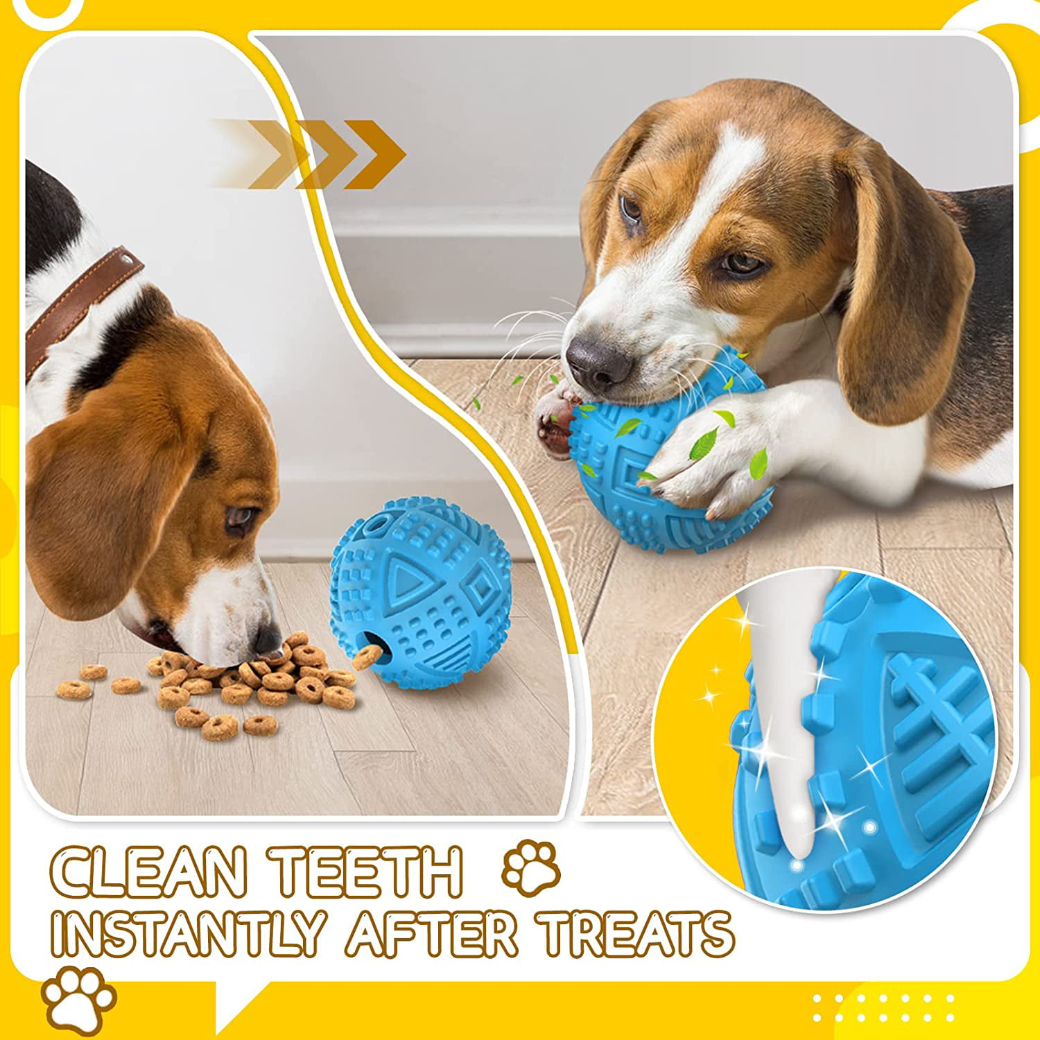 Indestructible Dog Balls Treat Dispensing Dog Toys for Aggressive Chewers  Large Breed,Interactive Dog Treat Ball,Tough Dog Chew Toys Balls for  Aggressive Chewers,Rubber Food dispensing Dog Puzzle Toys - Yahoo Shopping