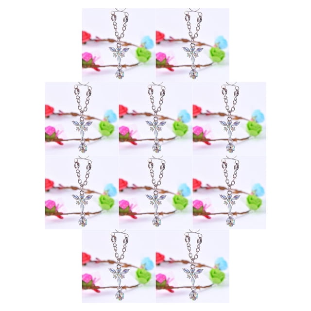 Jumpingount Piercings falsos Adorno para el cuerpo Estilo simple Decoración de la joyería del pecho Accesorio de moda Anillos para pezones para Type1 NO1