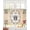 Brown, variant on Vintage Bees Crowns Sheer Curtains 39 Inch Length 2 Panels Set for Living Room/Bedroom, Retro Leaves Rings Gray Wooden Kitchen Curtains Grommet Semi-Sheer Curtains Window Treatments 27.5"x39"x2