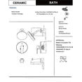 thumbnail image 2 of Designers Impressions 685755 Polished Chrome Tub Shower Combo Faucet - Single Handle Design - Convertible, 2 of 2