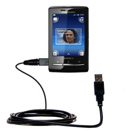 Betrouwbaar verkoper Sanctie Classic Straight USB Cable suitable for the Sony Ericsson Xperia X10 mini  pro a with Power Hot Sync and Charge Capabilities - Uses Gomadic  TipExchange - Walmart.com