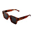 thumbnail image 3 of Baroc Square Print Lentes de Sol Carey Cuadrados Unisex UV400 Acetato Premium, 3 of 5