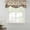 Brown, variant on Farm Tie Up Valance Curtains for Windows, Kitchen Curtains Window Treatments, American Country Barn Star Vintage Berry Brown Short Window Shades Valances for Bedroom Bathroom Cafe 42"x12"