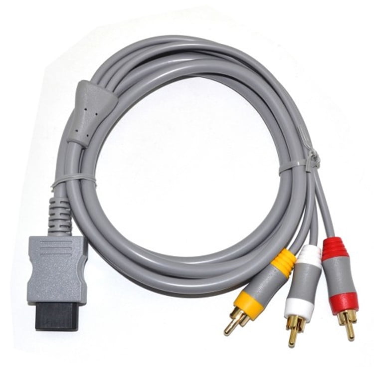 AV Composite Cable Audio Video Cable 3 RCA6 FT for Nintend Wii TV