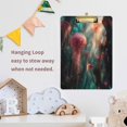 thumbnail image 4 of FORMRS Acrylic Clipboard with Low Profile Clip Standard A4 Letter Size, 12.5" x 9", Psychedelic Forest, 4 of 8