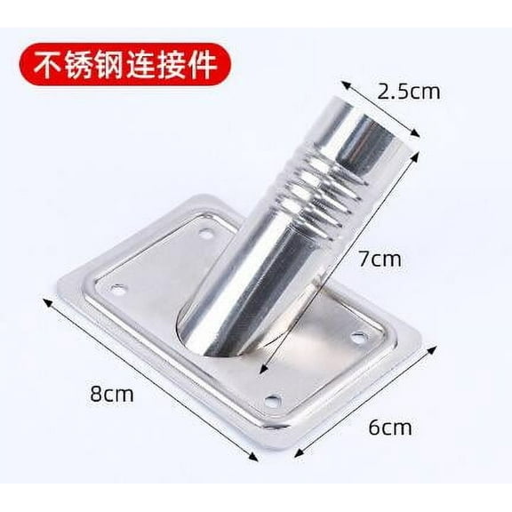 MRLESS Heavy Duty Broom Handle Adapter 1 Inch Universal Threaded End Fitting Coupler for Commercial and Home Cleaning Use