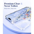 thumbnail image 3 of Funda de teléfono GVIEWIN para iPhone 16 6.1 2024 con protector floral, 3 of 7