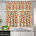 thumbnail image 2 of Yuyamidu Maple Kitchen Curtains and Valances 3 Panel Sets Thermal Insulated Blackout Curtains for Bedroom Polyester Privacy Curtain Tiers for Windows Novelty Home Decor, 2 of 5