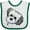 White and Green, variant on Inktastic Shih Tzu Sweetie Boys or Girls Baby Bib