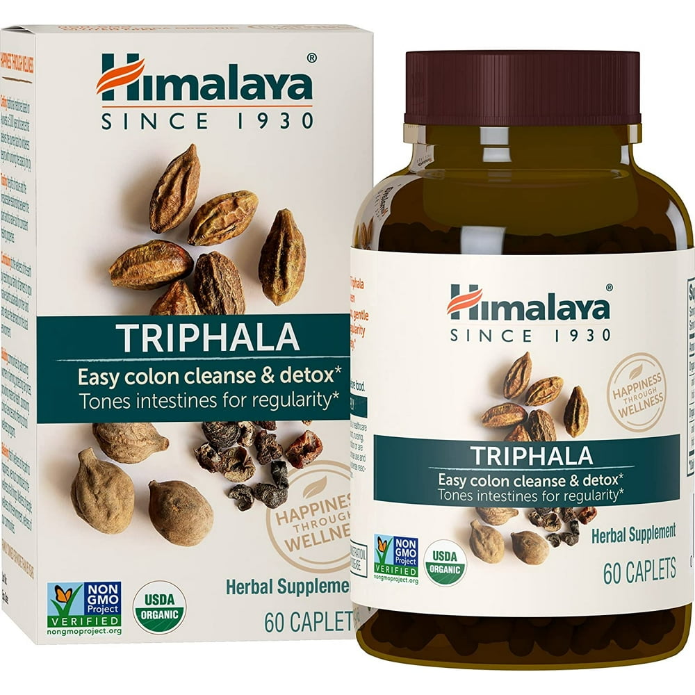 Himalaya Organic Triphala, Colon Cleanse & Digestive Supplement for