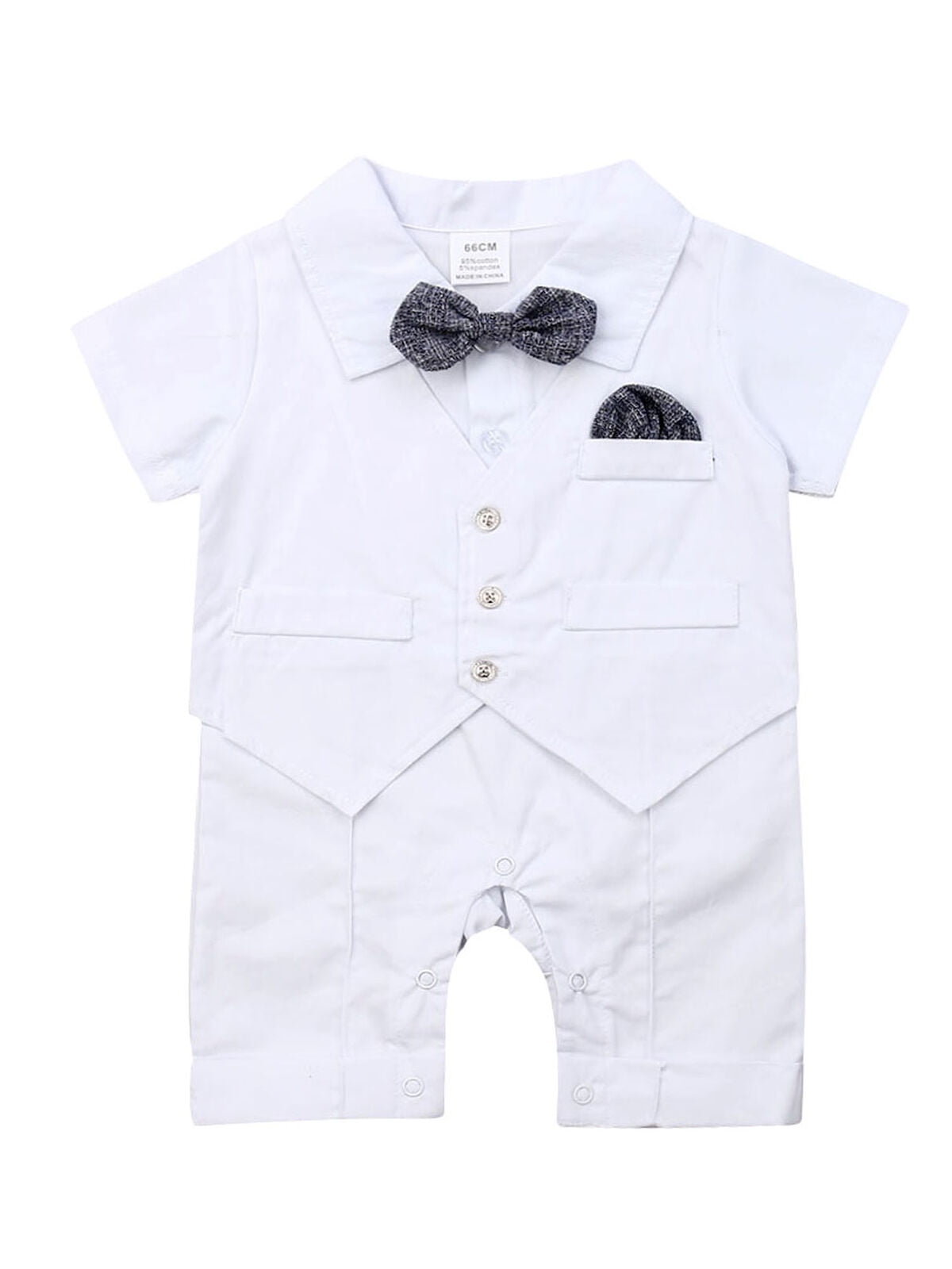Newborn Kid Baby Boy Formal Clothes Jumpsuit Outfits