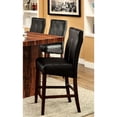 thumbnail image 4 of Dining Chairs in Contemporary Style | For Dining Room Use | Solid Wood and Brown Cherry Leatherette | Offer Two Chairs for Your Table, 4 of 4