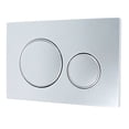 thumbnail image 5 of MYG pour Geberit Sigma20 Assiette Double Chasse Chromée Noir Blanc, 5 of 5