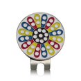 thumbnail image 1 of 1pcs Golf Ball Maker 24 Kinds For Choice With Golf Hat Visor Clips Golf Marker Wholesale Price Colourful Flower, 1 of 6