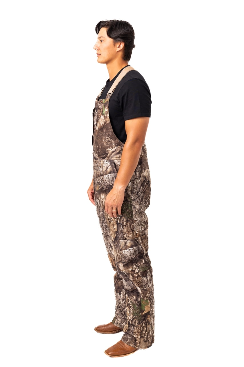 Realtree Men's Big Game Insulated Bibs - MAX-7 Camo for Extreme Hunting Comfort