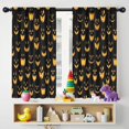 thumbnail image 5 of Blackout Kids Curtains,Black Halloween Pumpkin Faces Childrens Insulated Curtains Set Of 2,Bedroom Essentials,Toddler Room Decor 42"x54", 5 of 5